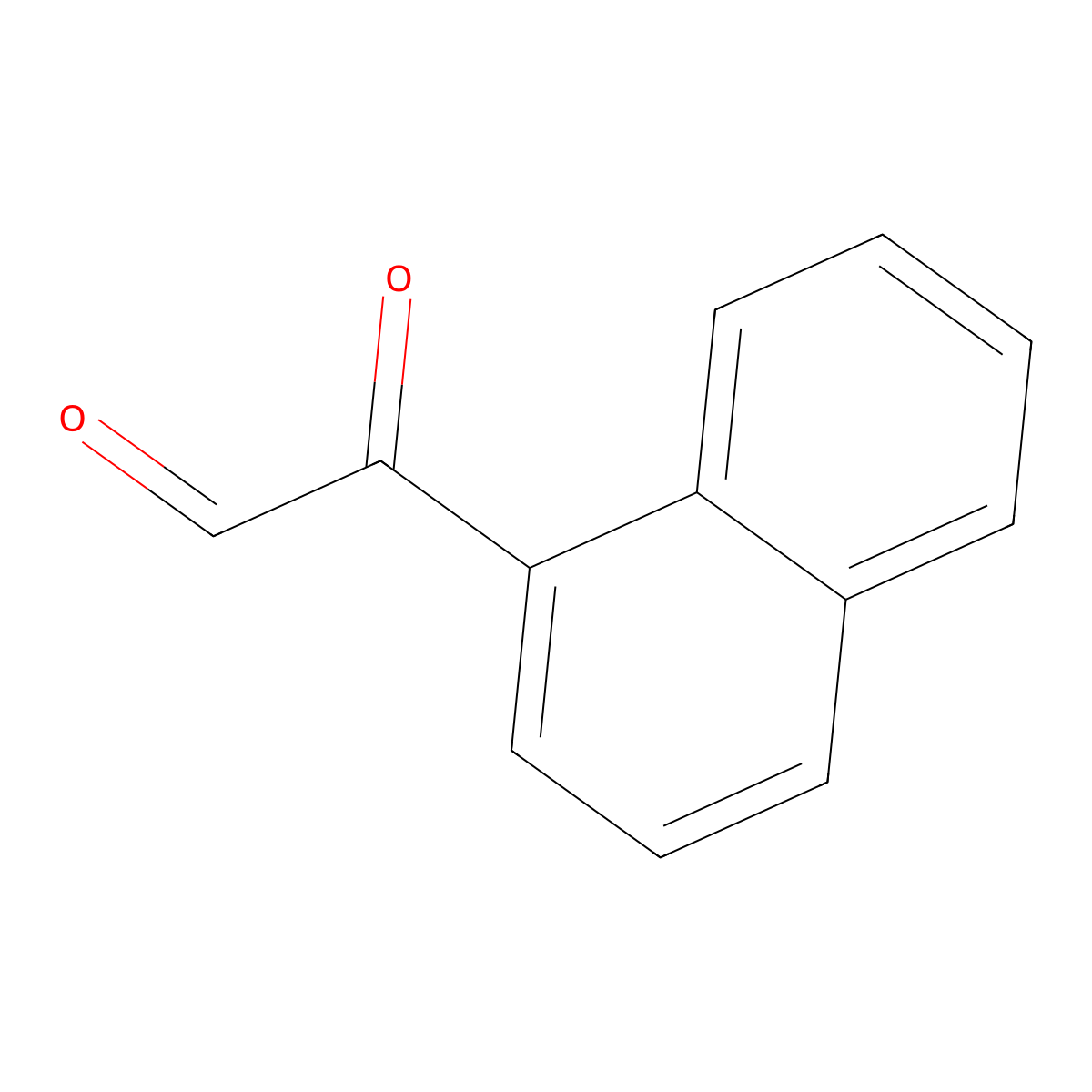 alpha-Oxo-1-naphthaleneacetaldehyde molecular structure, CAS 63464-85-7