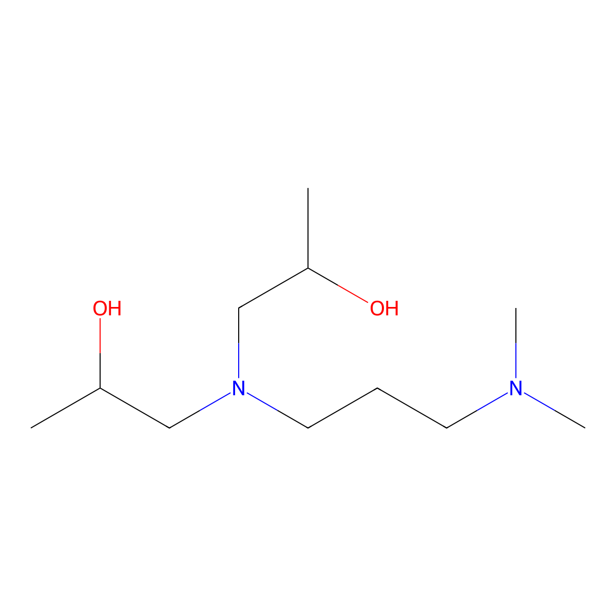 1,1'-[[3-(Dimethylamino)propyl]imino]bis[2-propanol] molecular structure, CAS 63469-23-8