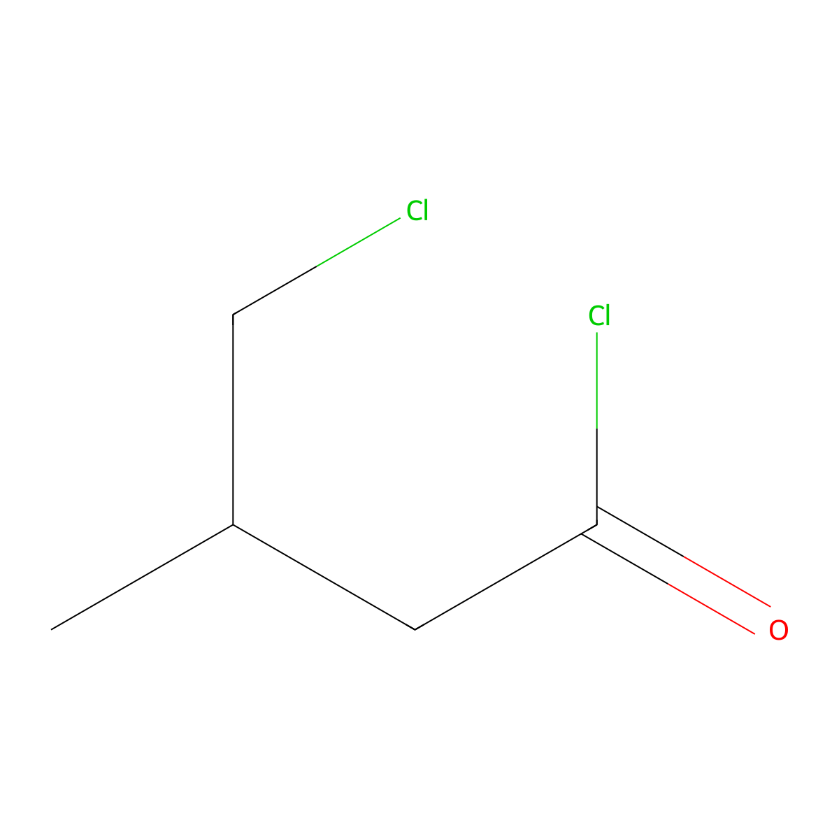 4-Chloro-3-methylbutanoyl Chloride molecular structure, CAS 63480-13-7