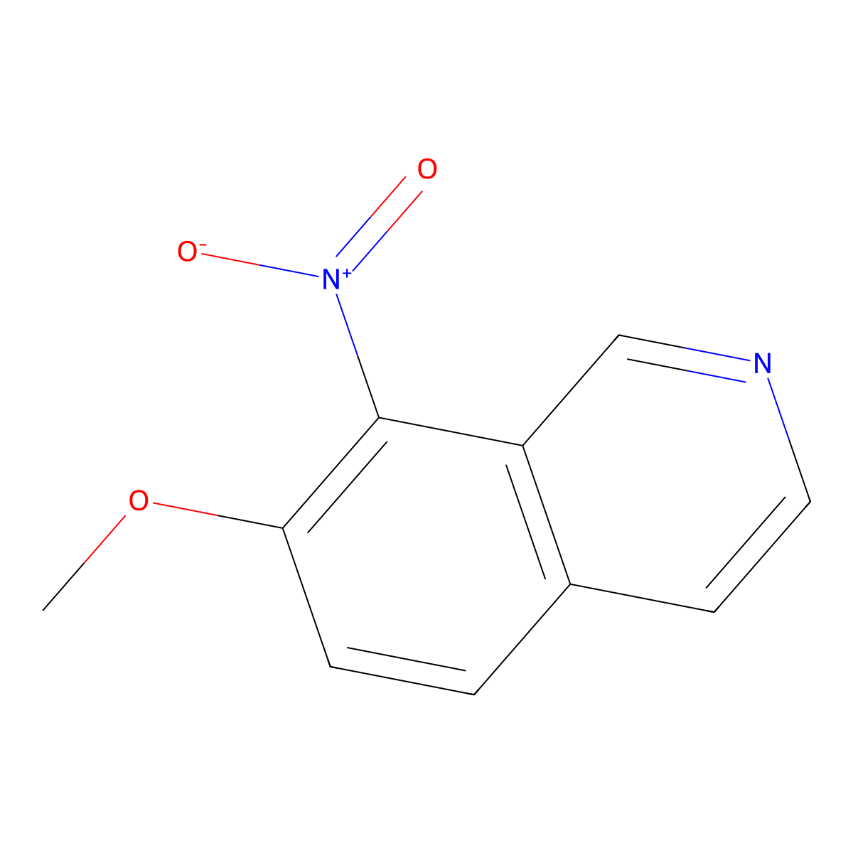 7-Methoxy-8-nitroisoquinoline molecular structure, CAS 63485-75-6