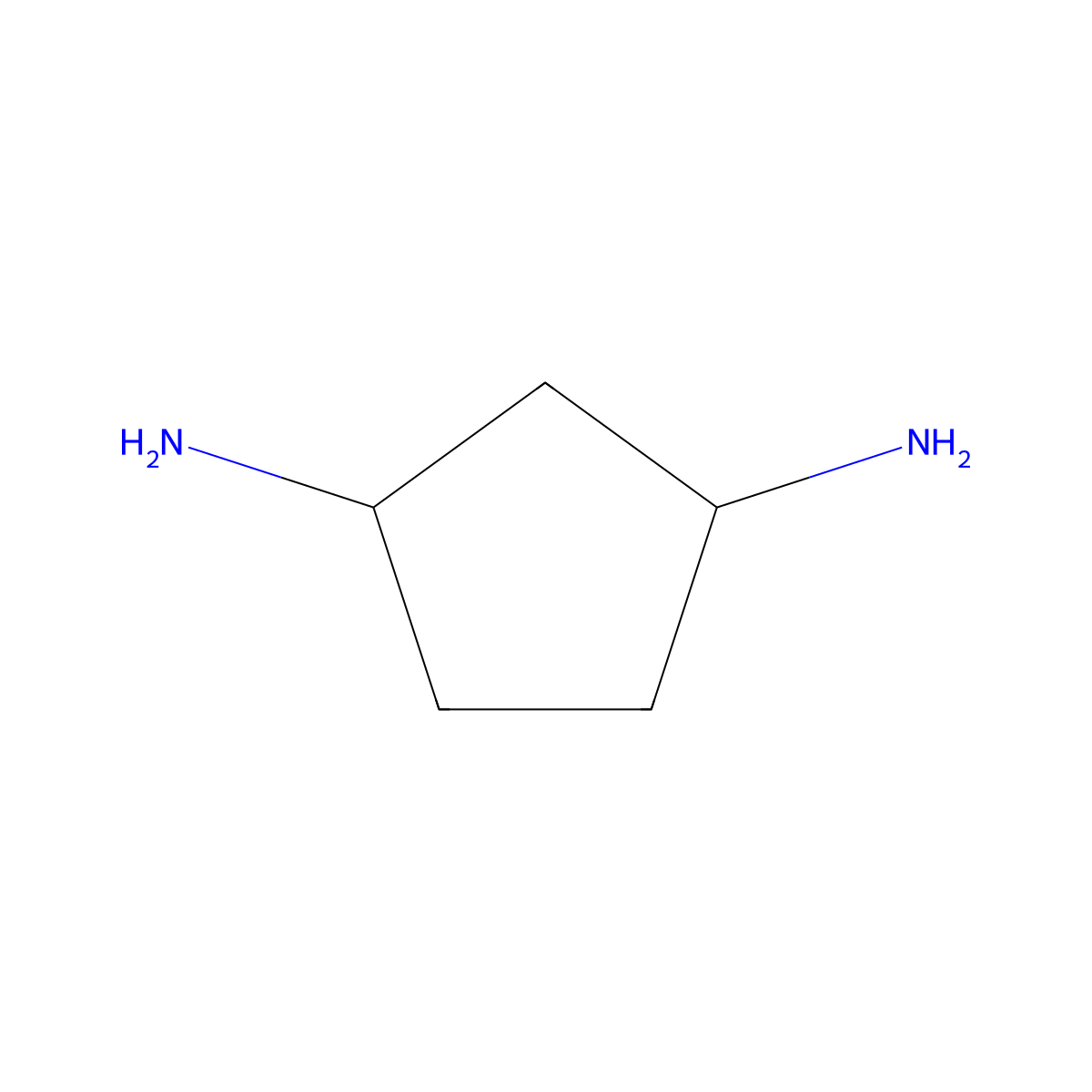 (1R,3S)-Cyclopentane-1,3-diamine molecular structure, CAS 63486-45-3