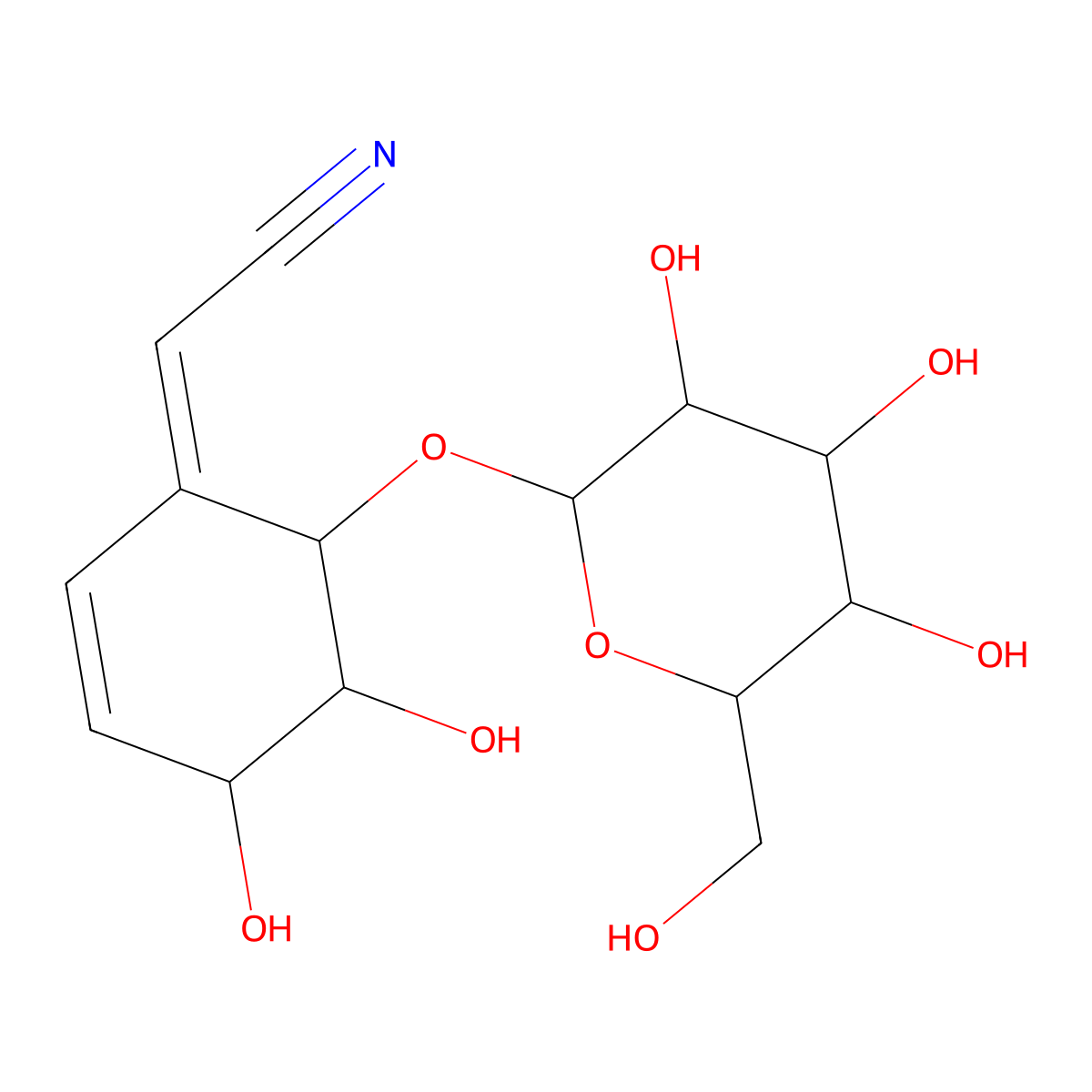 Lithospermoside molecular structure, CAS 63492-69-3