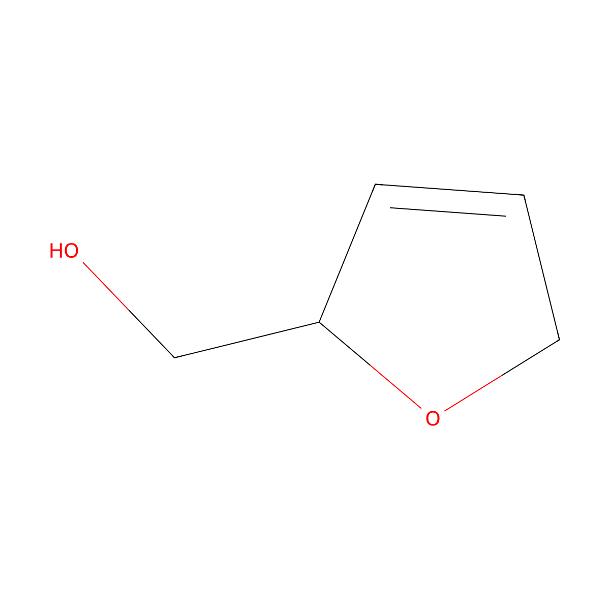(2,5-Dihydrofuran-2-yl)methanol molecular structure, CAS 63493-94-7