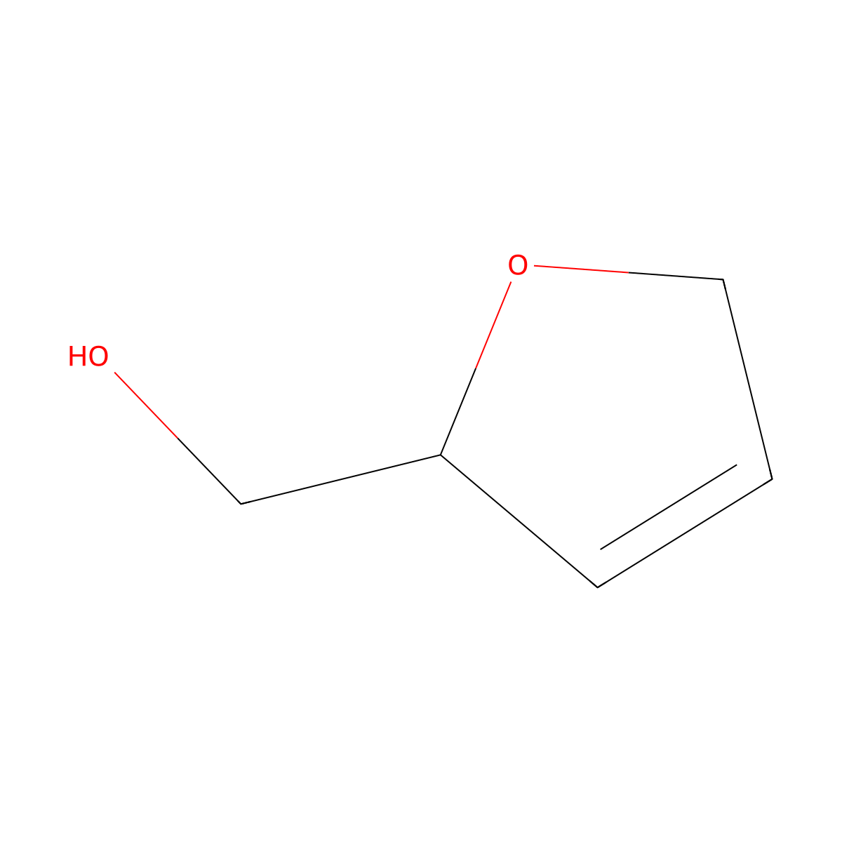 (2,5-Dihydrofuran-2-yl)methanol molecular structure, CAS 63493-94-7