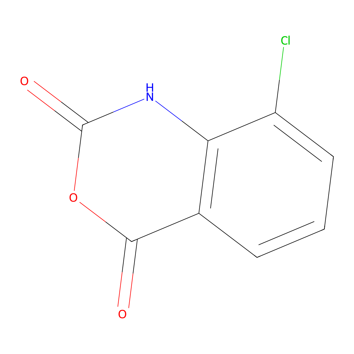 3-Chloroisatoic anhydride molecular structure, CAS 63497-60-9