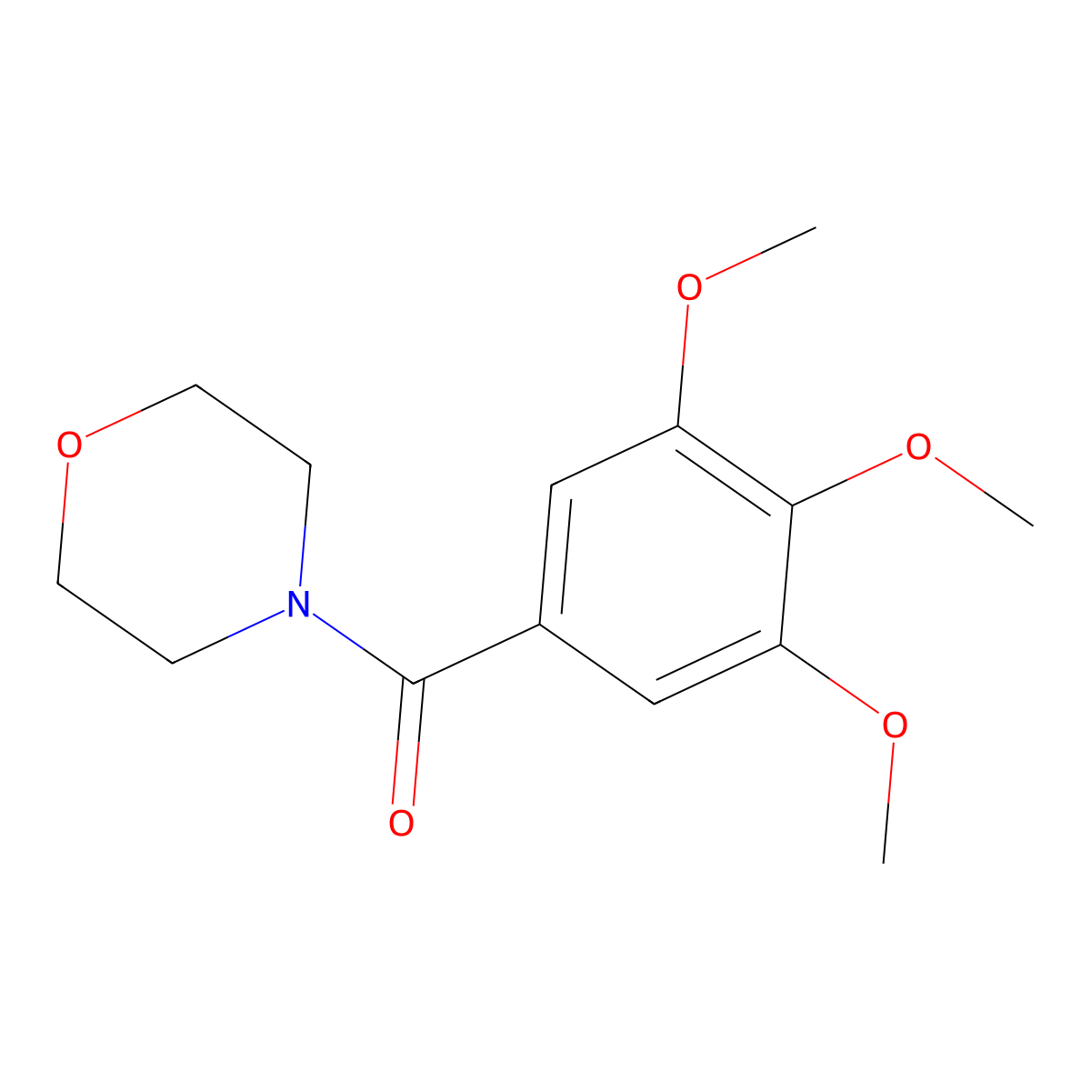 Trimetozine molecular structure, CAS 635-41-6