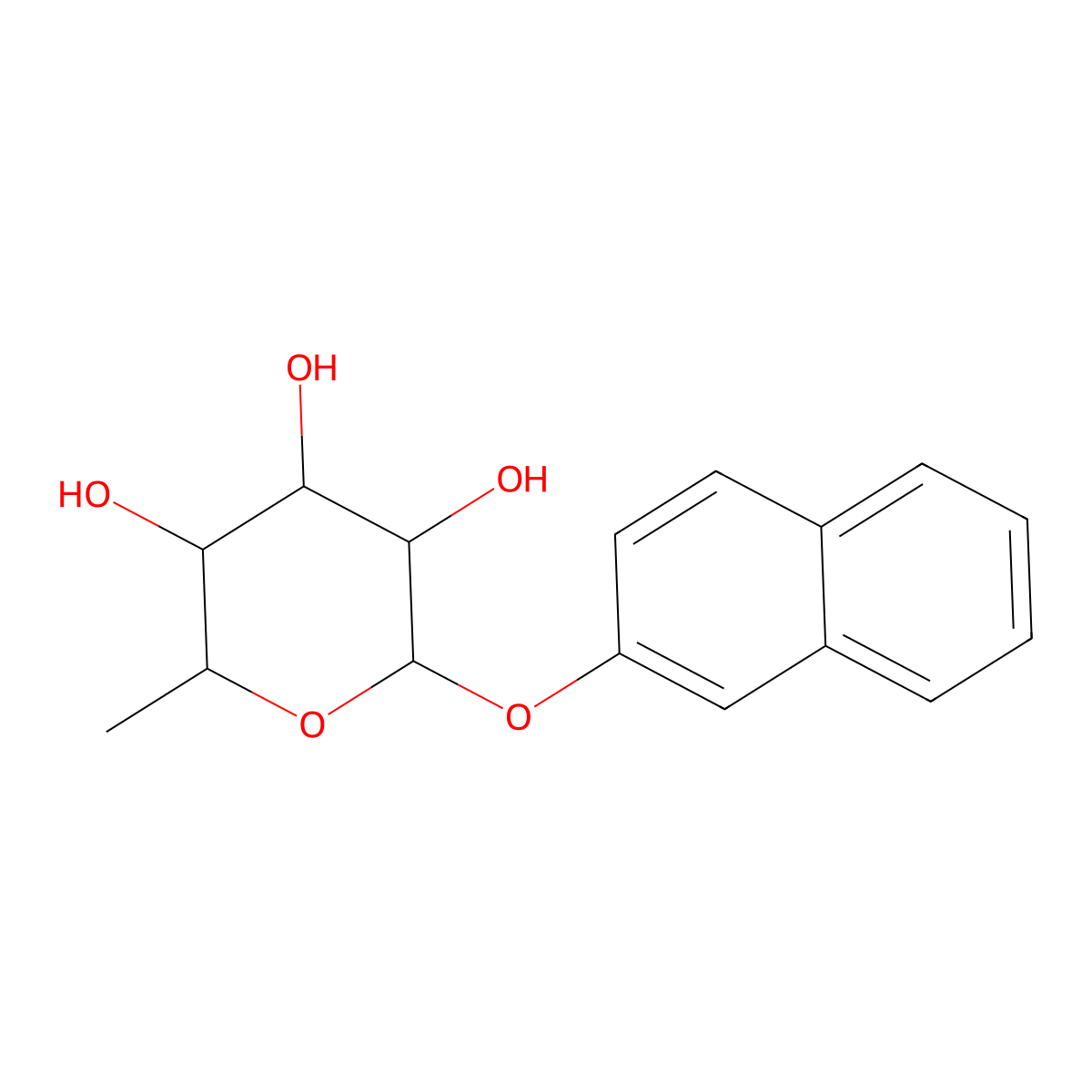2-Naphthalenyl 6-deoxy-alpha-L-galactopyranoside molecular structure, CAS 63503-05-9