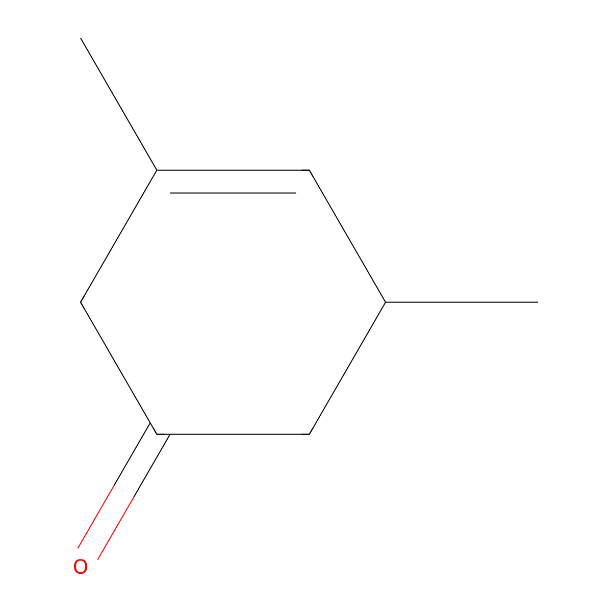 3,5-Dimethylcyclohex-3-en-1-one molecular structure, CAS 63507-69-7