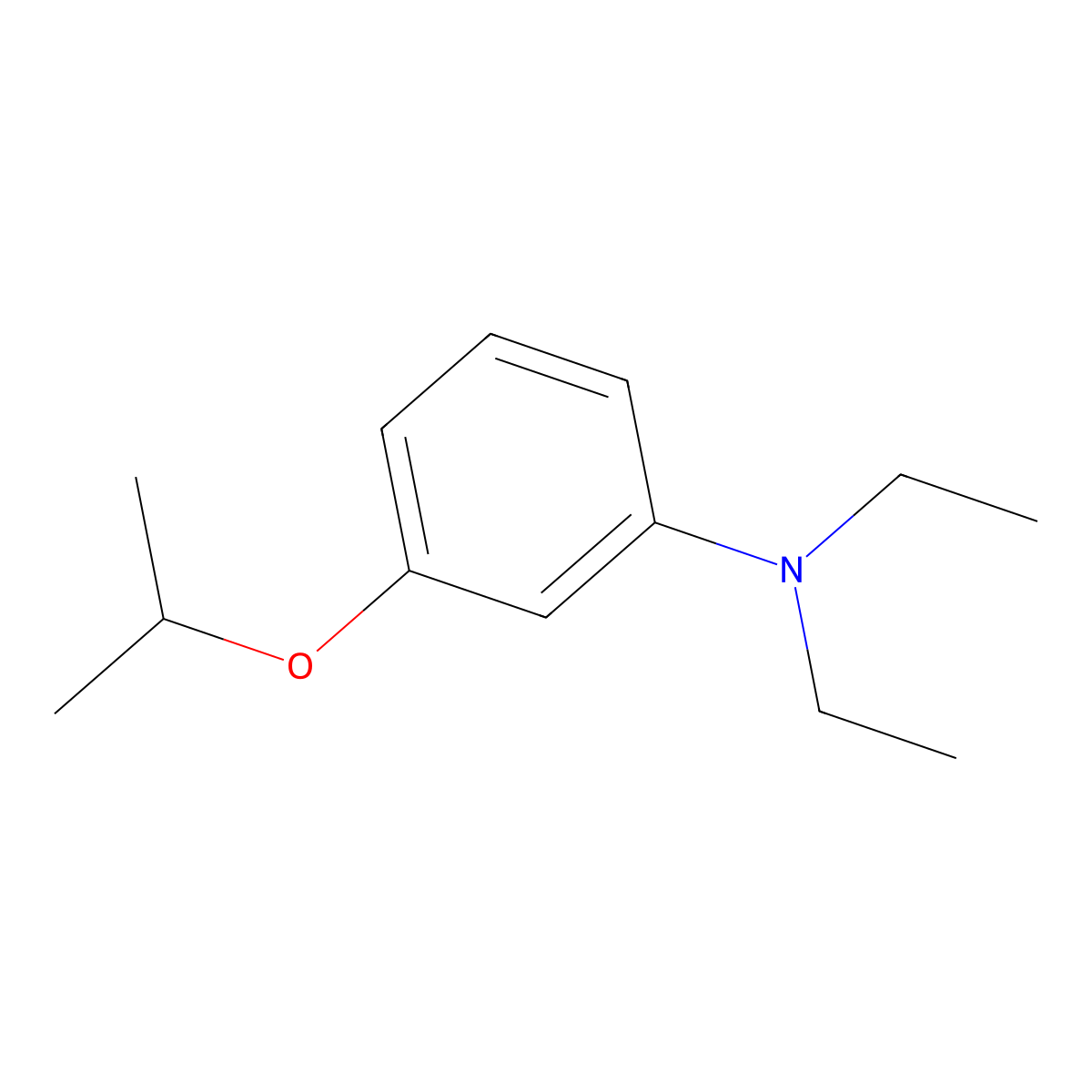 N,N-Diethyl-3-(1-methylethoxy)benzenamine molecular structure, CAS 63518-48-9