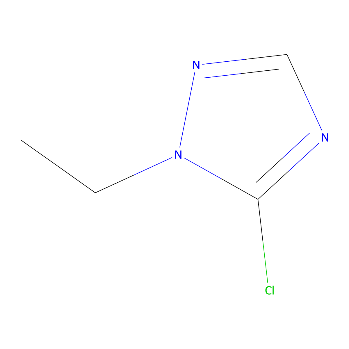 5-Chloro-1-ethyl-1H-1,2,4-triazole molecular structure, CAS 63520-39-8