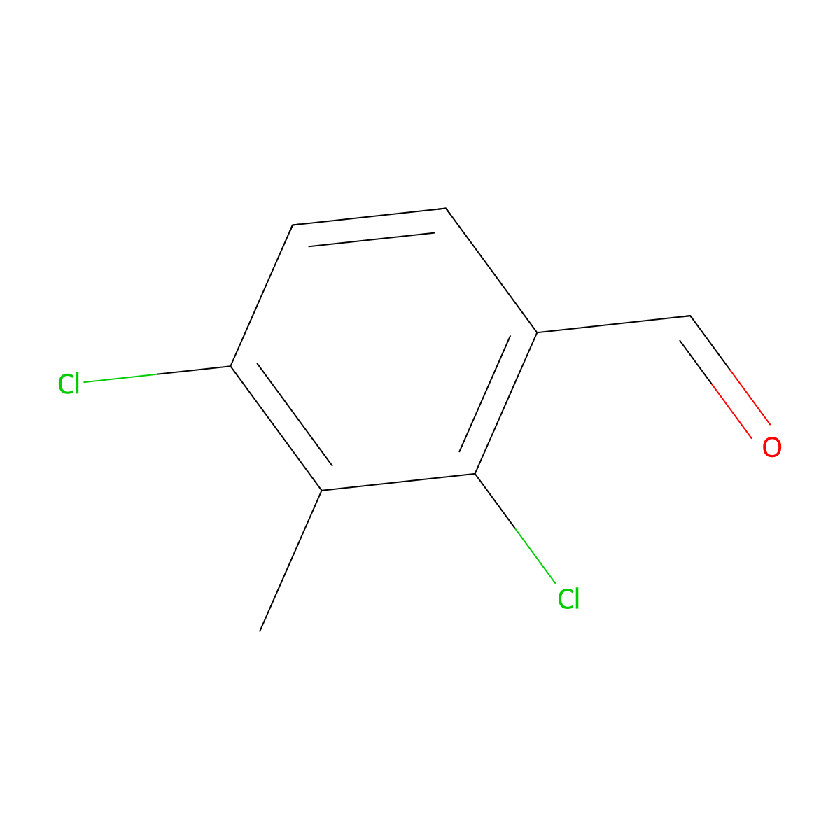 2,4-Dichloro-3-methylbenzaldehyde molecular structure, CAS 63525-18-8