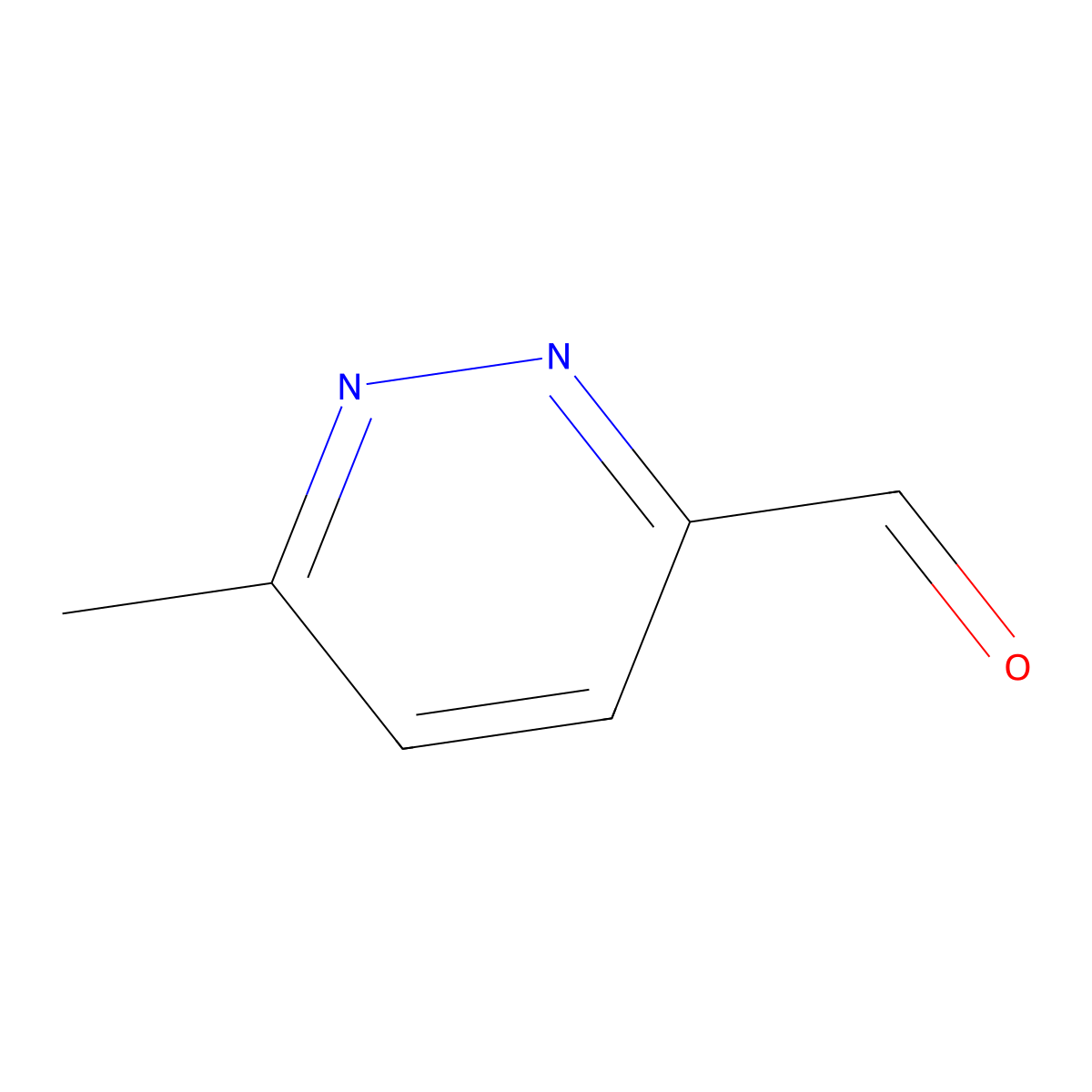 6-Methylpyridazine-3-carbaldehyde molecular structure, CAS 635324-41-3