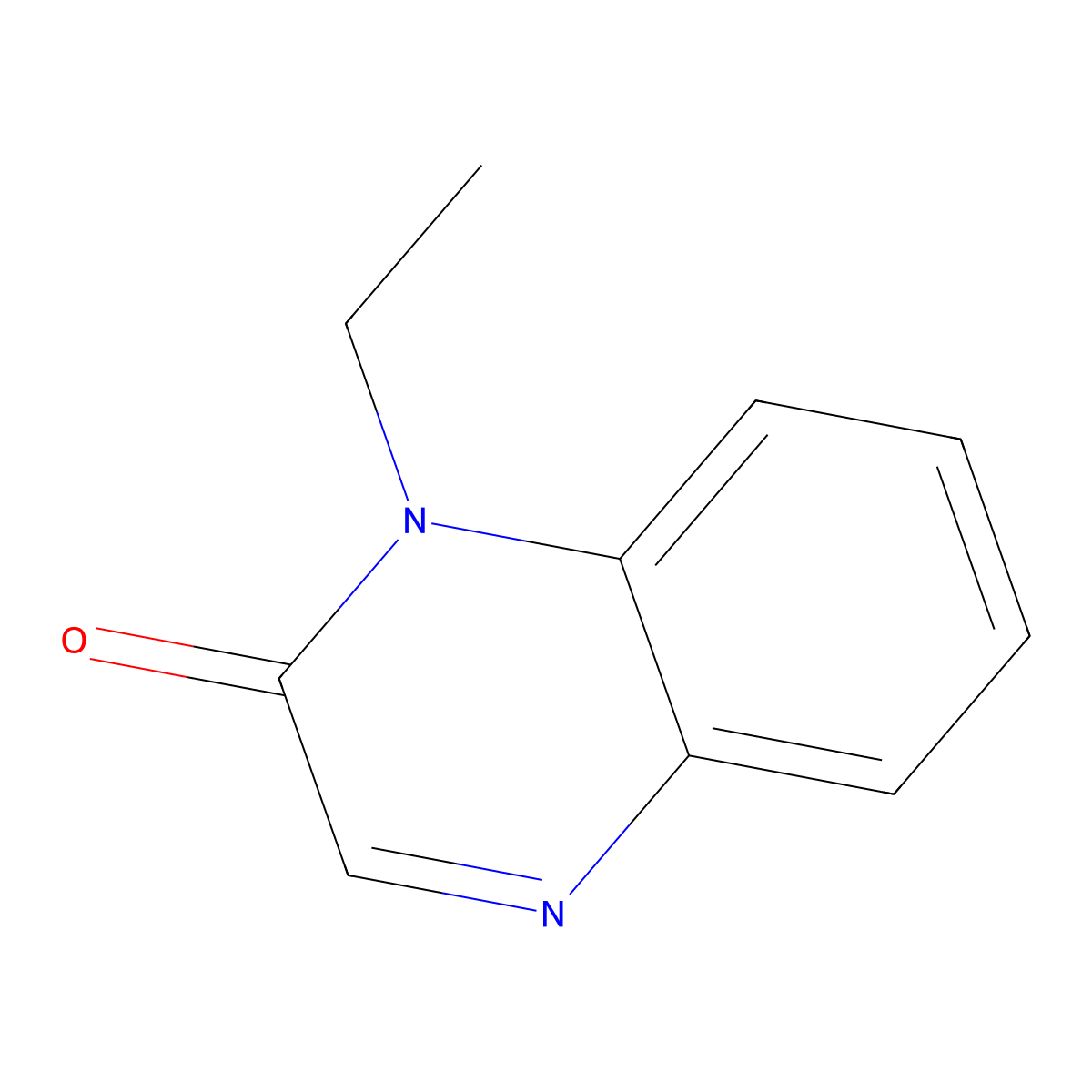 1-Ethylquinoxalin-2(1H)-one molecular structure, CAS 63536-46-9
