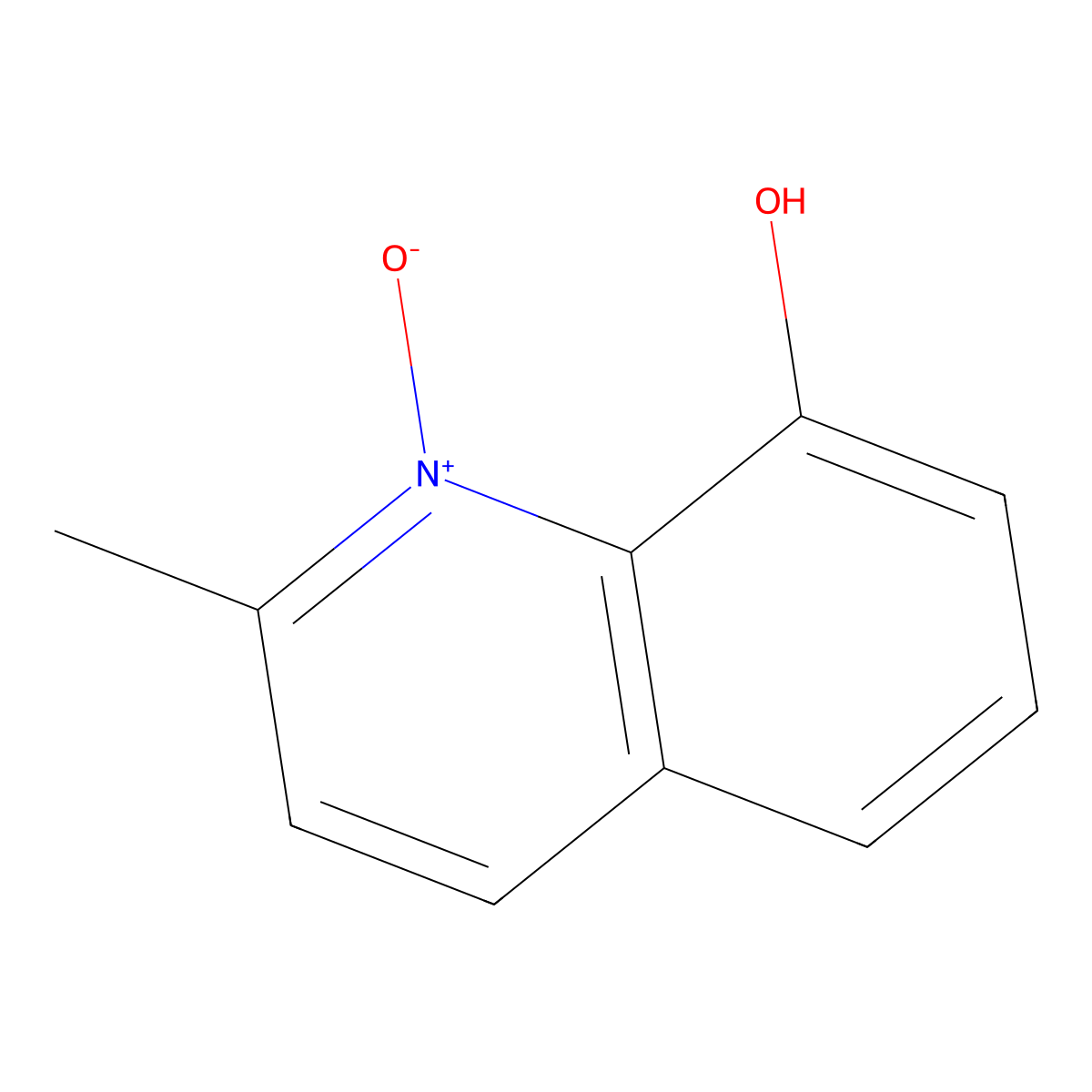 2-Methyl-1-oxo-1lambda~5~-quinolin-8-ol molecular structure, CAS 63543-87-3