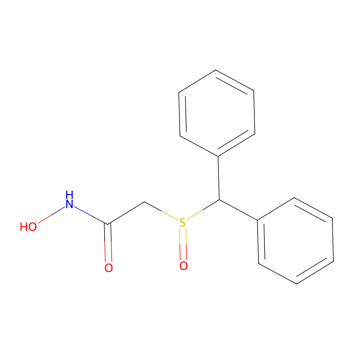 Adrafinil molecular structure, CAS 63547-13-7