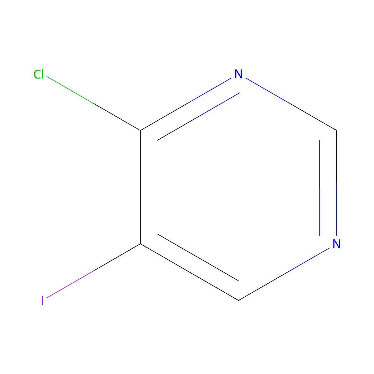 4-Chloro-5-iodopyrimidine molecular structure, CAS 63558-65-6