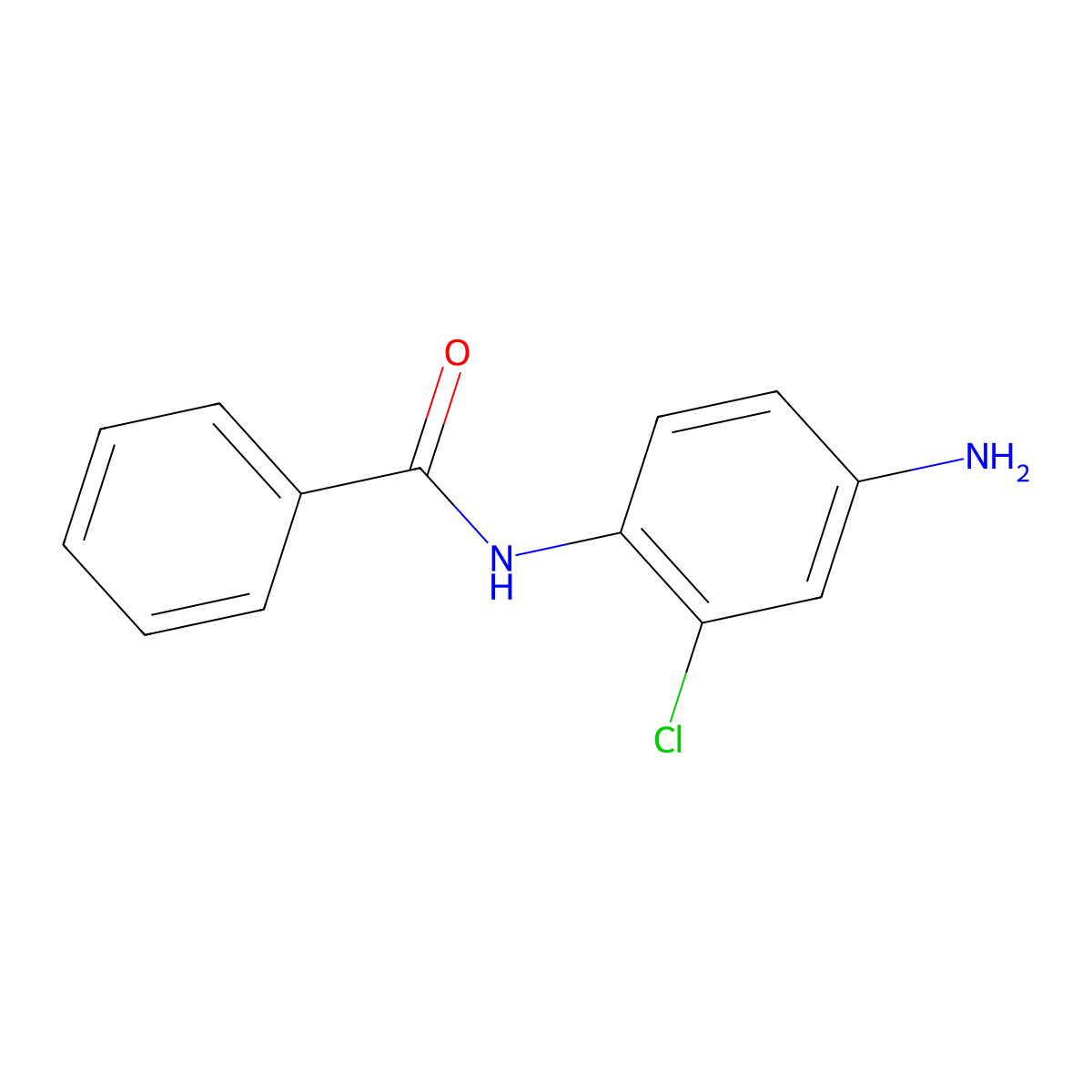 N-(4-amino-2-chlorophenyl)benzamide molecular structure, CAS 63565-22-0