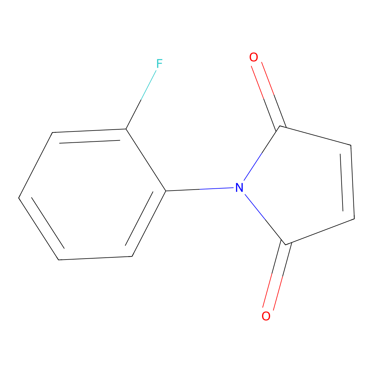 1-(2-Fluorophenyl)-1H-pyrrole-2,5-dione molecular structure, CAS 63566-53-0
