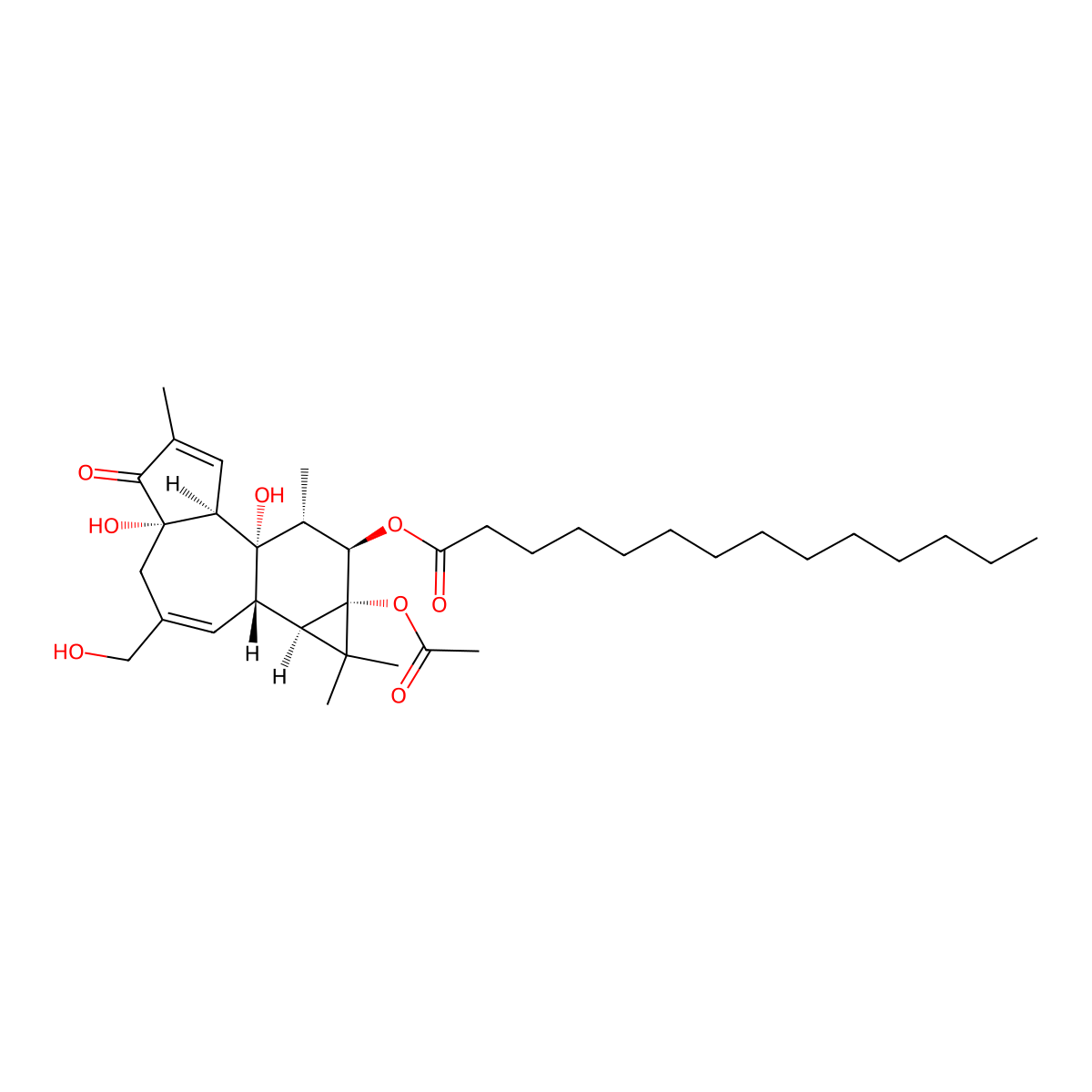 4alpha-Phorbol 12-myristate 13-acetate molecular structure, CAS 6357-44-4