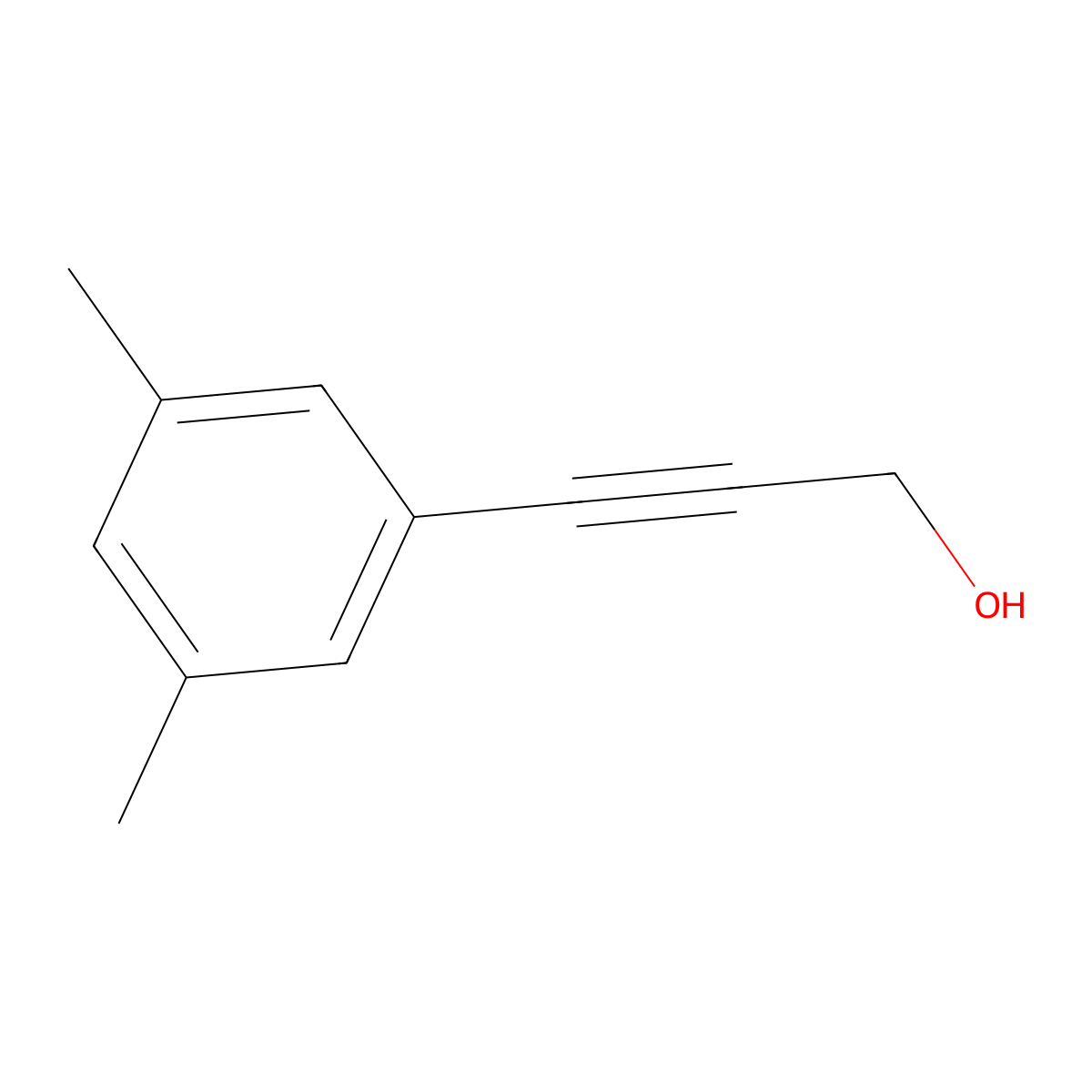 3-(3,5-Dimethylphenyl)prop-2-yn-1-ol molecular structure, CAS 635752-00-0