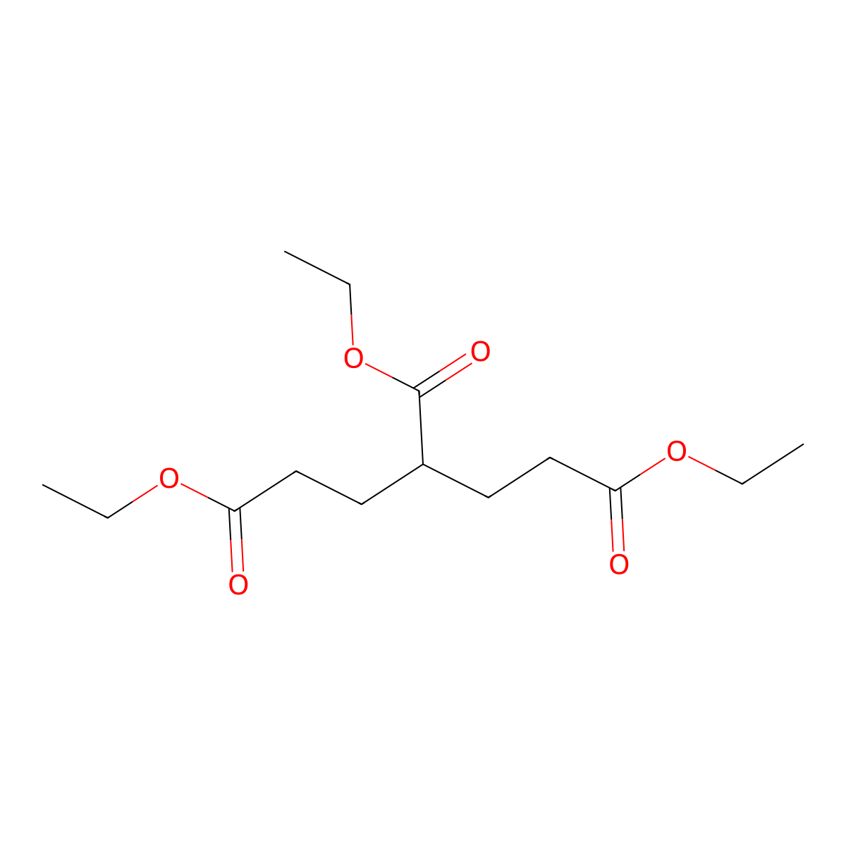 Triethyl pentane-1,3,5-tricarboxylate molecular structure, CAS 63579-89-5