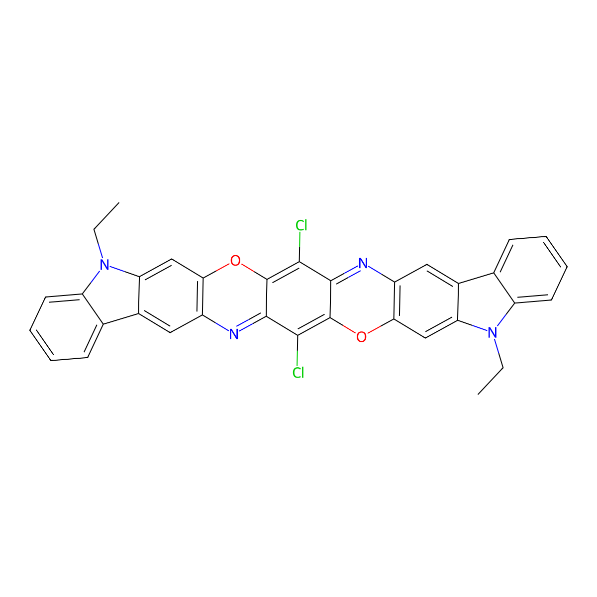 Carbazole Violet molecular structure, CAS 6358-30-1