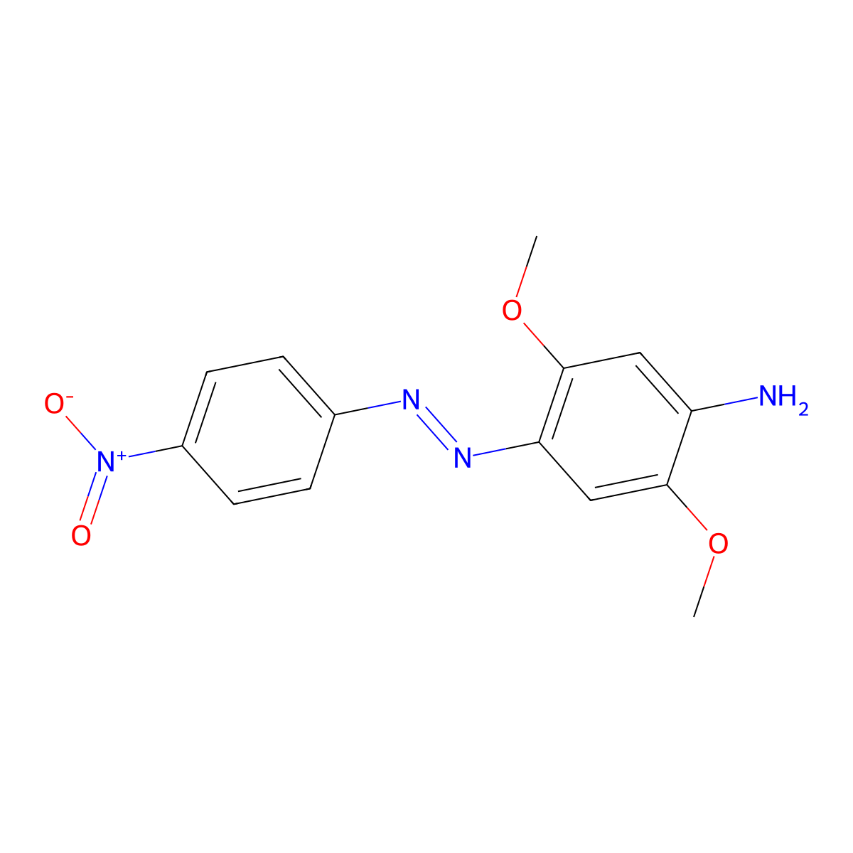 C.I. Disperse Blue 11 molecular structure, CAS 6358-51-6