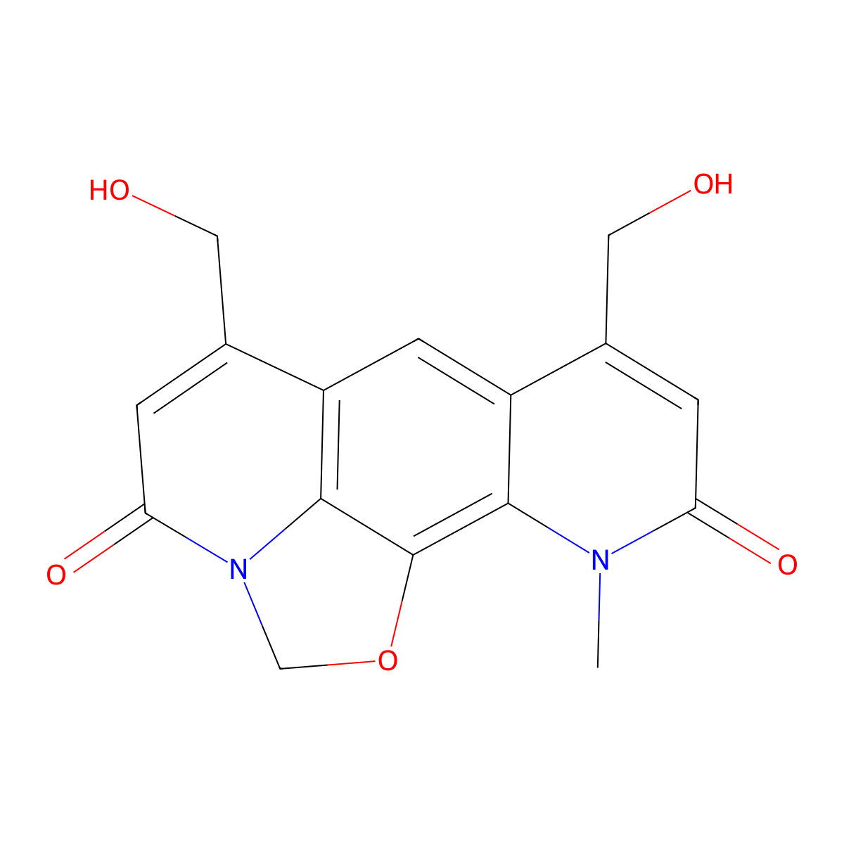 Hydroxynybomycin molecular structure, CAS 63582-81-0
