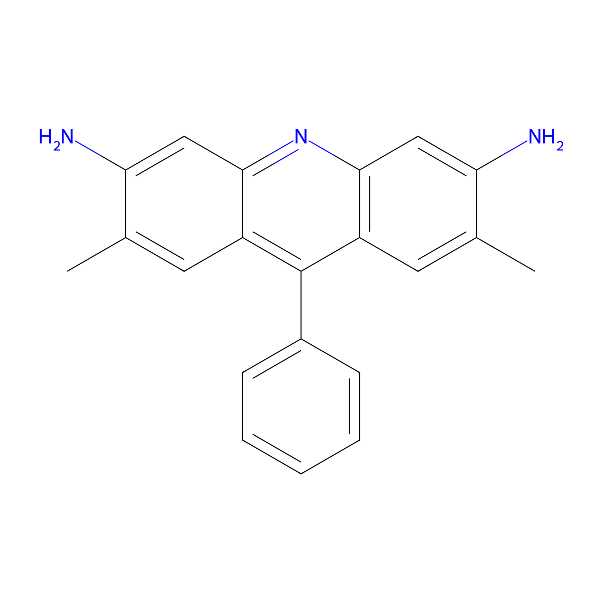 Benzoflavine molecular structure, CAS 6359-38-2