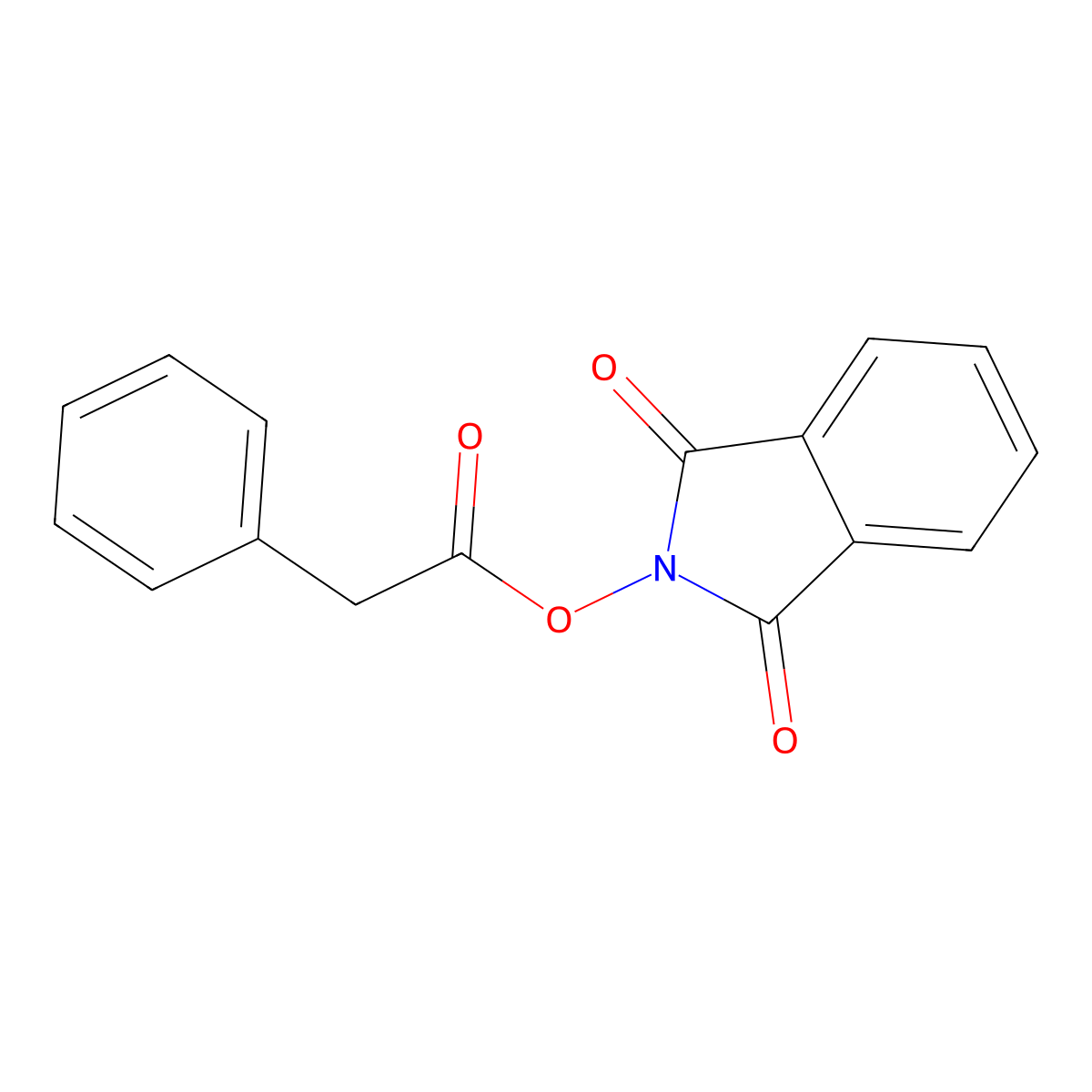 1,3-Dioxoisoindolin-2-yl 2-phenylacetate molecular structure, CAS 63591-85-5