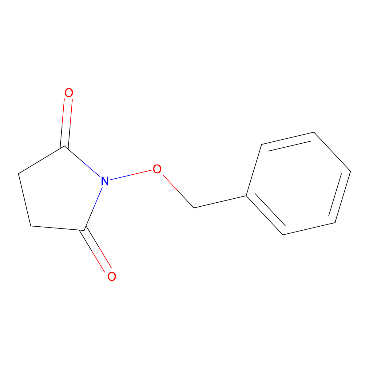 1-(Benzyloxy)pyrrolidine-2,5-dione molecular structure, CAS 63593-23-7