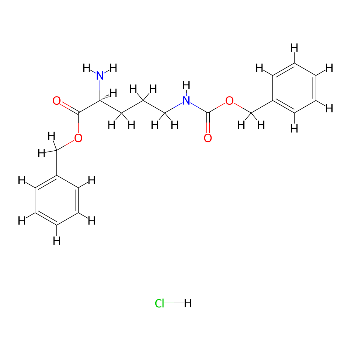 H-Orn(Z)-obzl hcl molecular structure, CAS 63594-37-6
