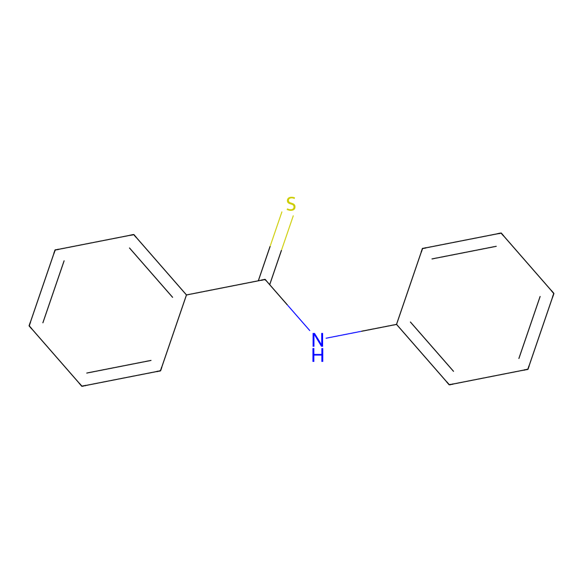 Thiobenzanilide molecular structure, CAS 636-04-4