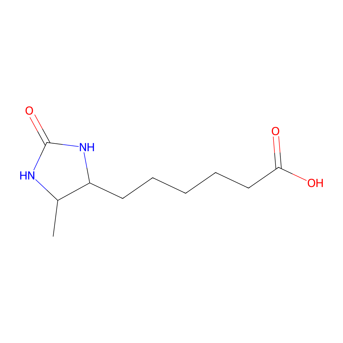 dl-Desthiobiotin molecular structure, CAS 636-20-4