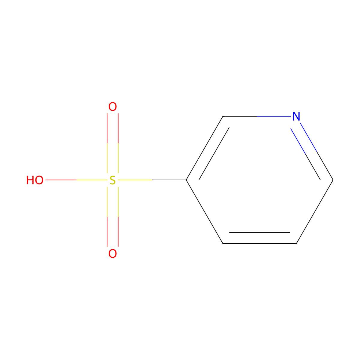3-Pyridinesulfonic acid molecular structure, CAS 636-73-7