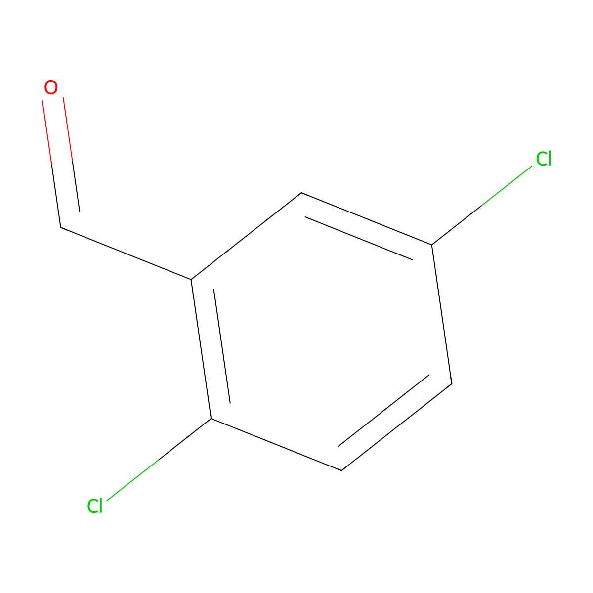 2,5-Dichlorobenzaldehyde molecular structure, CAS 6361-23-5