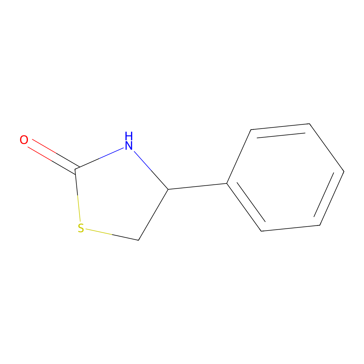 4-Phenylthiazolidin-2-one molecular structure, CAS 63615-85-0