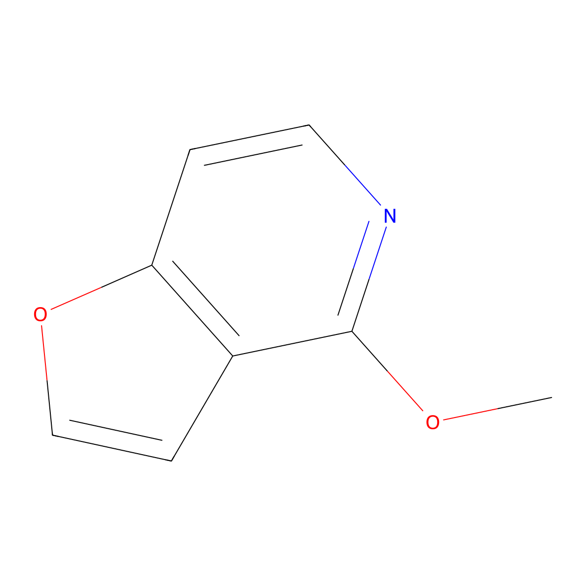4-Methoxyfuro[3,2-c]pyridine molecular structure, CAS 63618-60-0