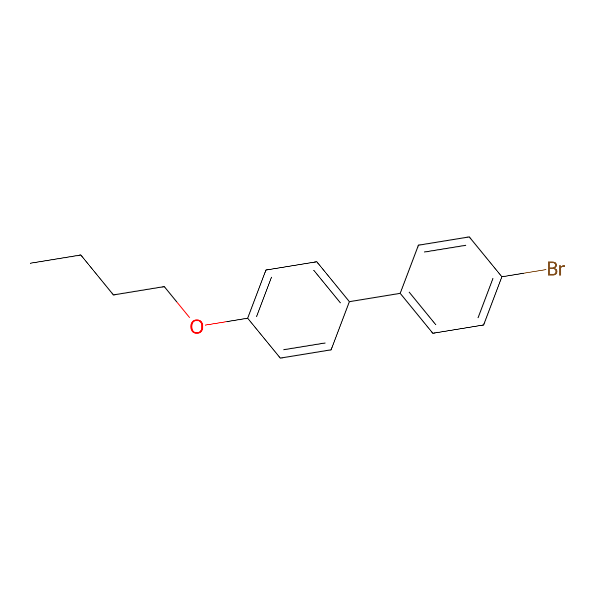 4'-Bromo-4-butoxy-biphenyl molecular structure, CAS 63619-63-6