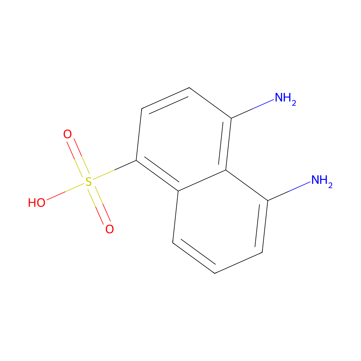 4,5-diaminonaphthalene-1-sulfonic Acid molecular structure, CAS 6362-18-1
