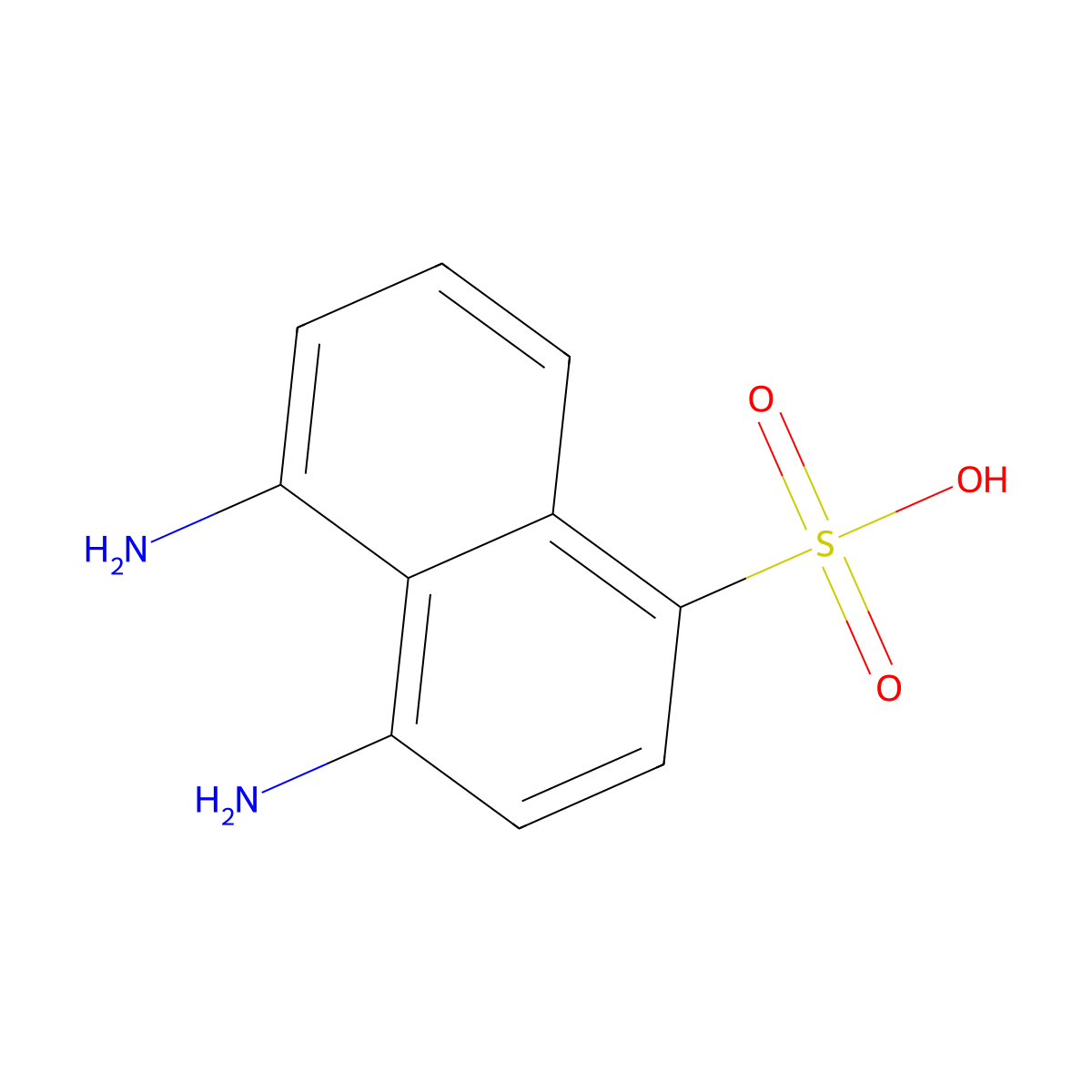 4,5-diaminonaphthalene-1-sulfonic Acid molecular structure, CAS 6362-18-1