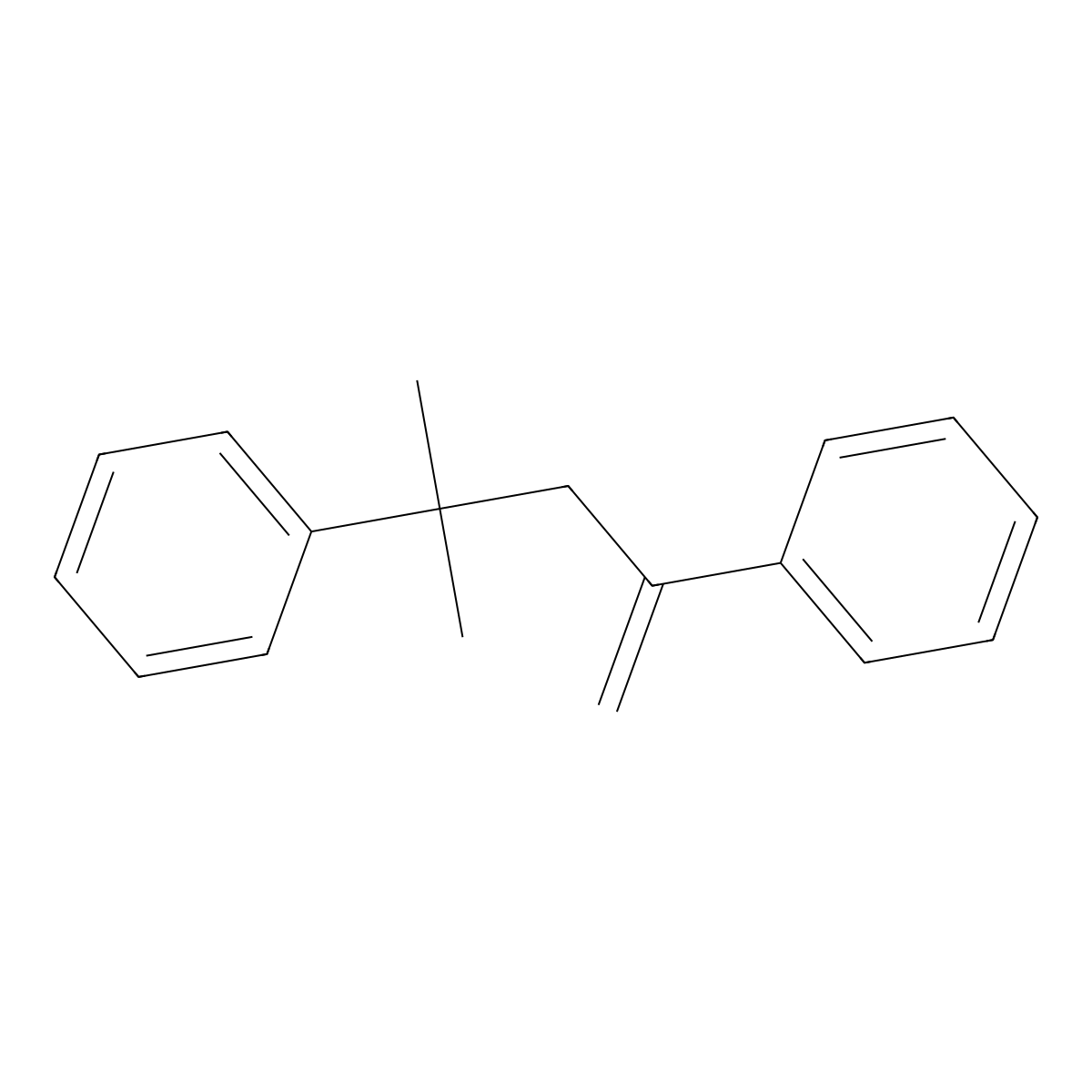 1,1'-(1,1-Dimethyl-3-methylene-1,3-propanediyl)bisbenzene molecular structure, CAS 6362-80-7