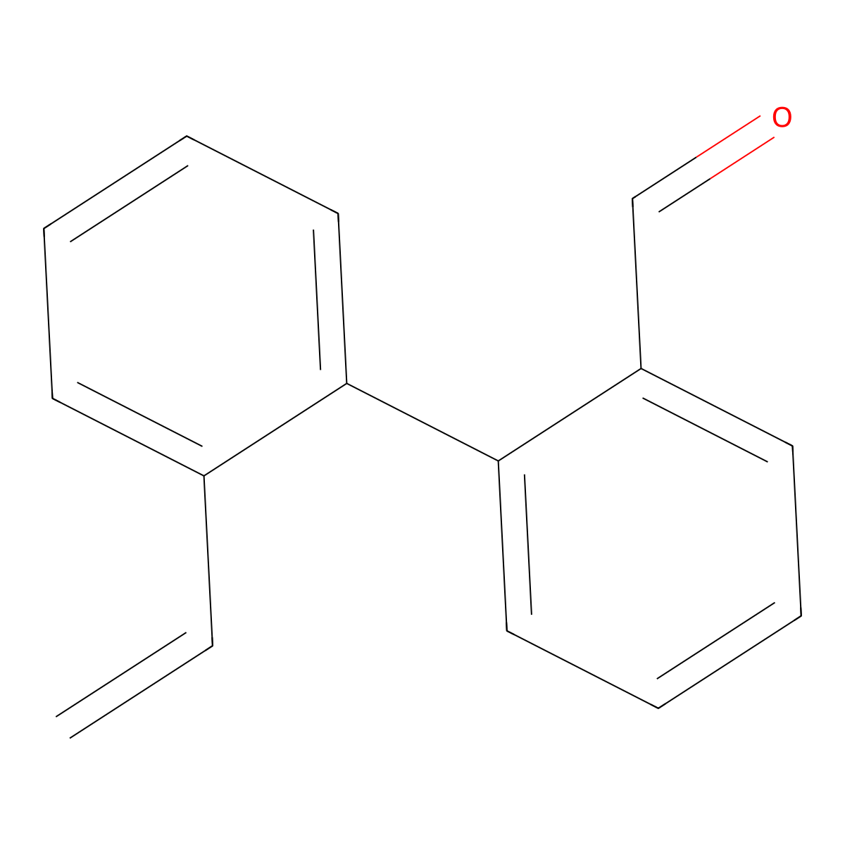 2'-Vinyl-[1,1'-biphenyl]-2-carbaldehyde molecular structure, CAS 63626-12-0