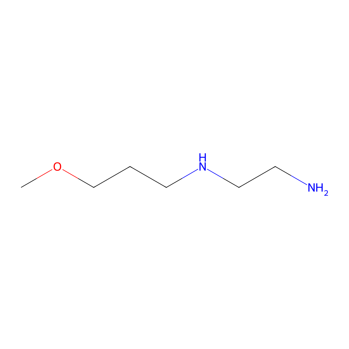 N~1~-(3-Methoxypropyl)ethane-1,2-diamine molecular structure, CAS 63631-44-7