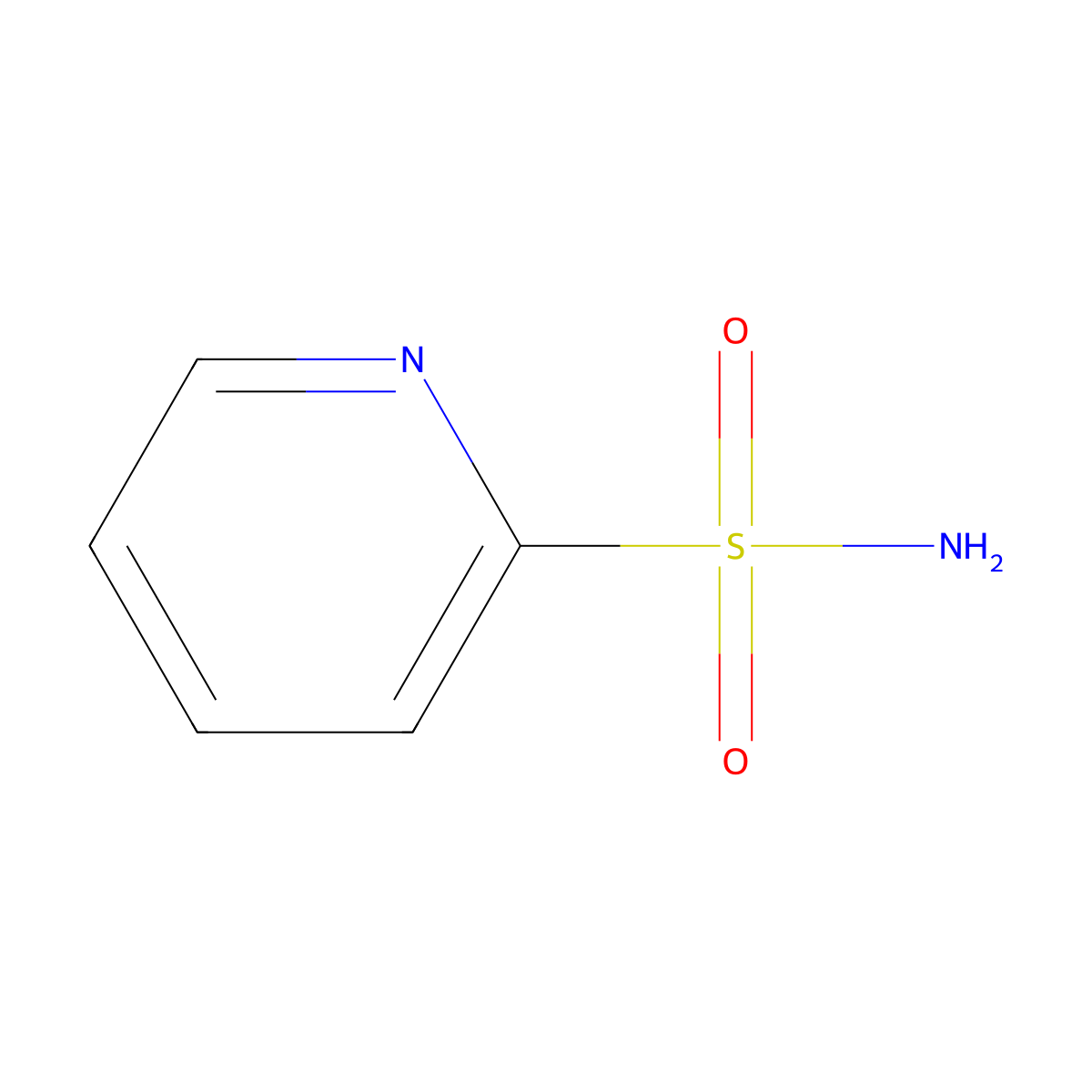 Pyridine sulfonamide molecular structure, CAS 63636-89-5
