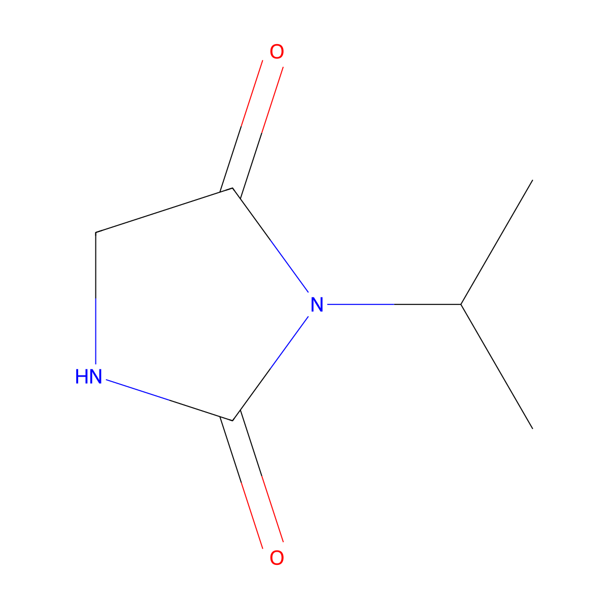 3-(Propan-2-yl)imidazolidine-2,4-dione molecular structure, CAS 63637-90-1