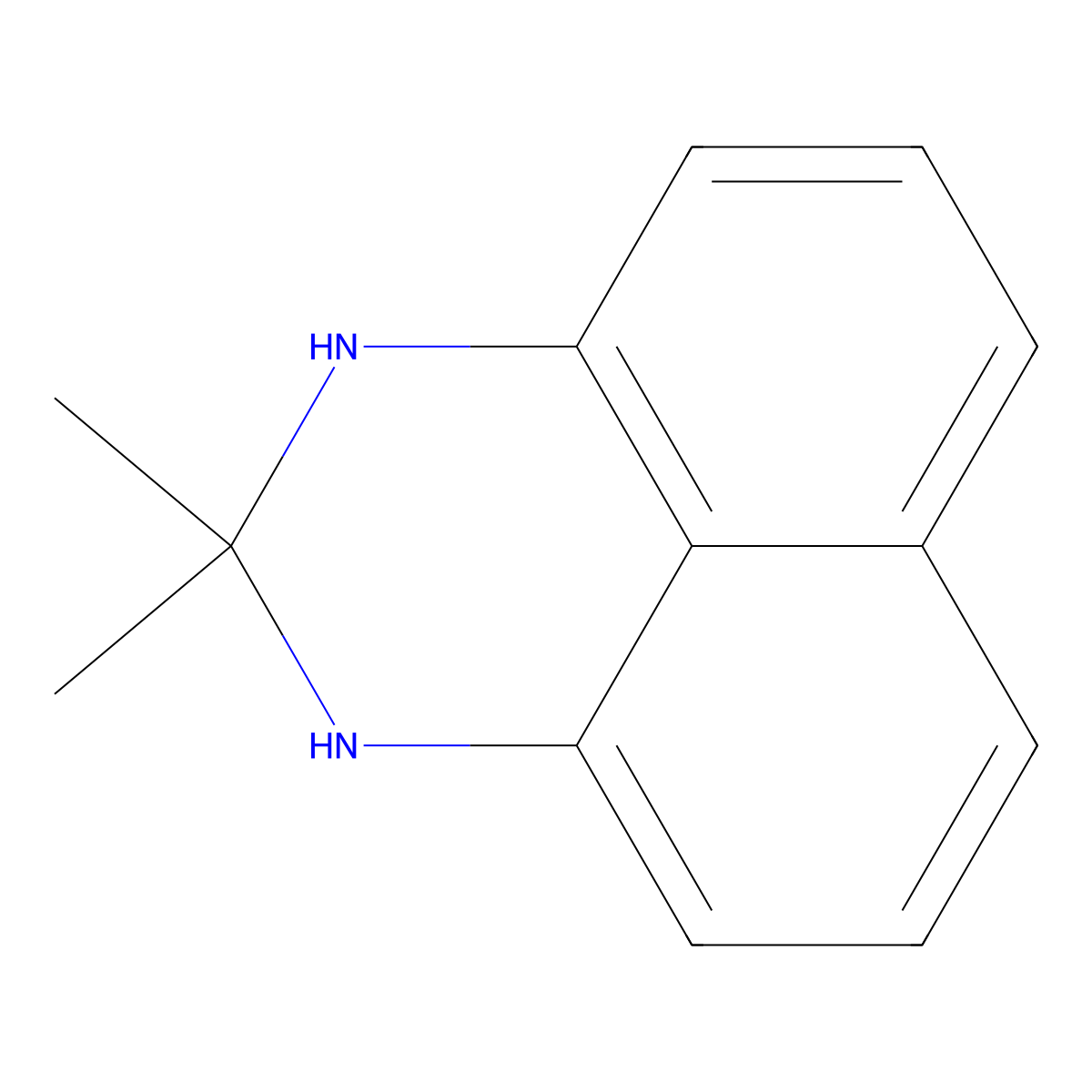 2,2-Dimethyl-2,3-dihydroperimidine molecular structure, CAS 6364-17-6
