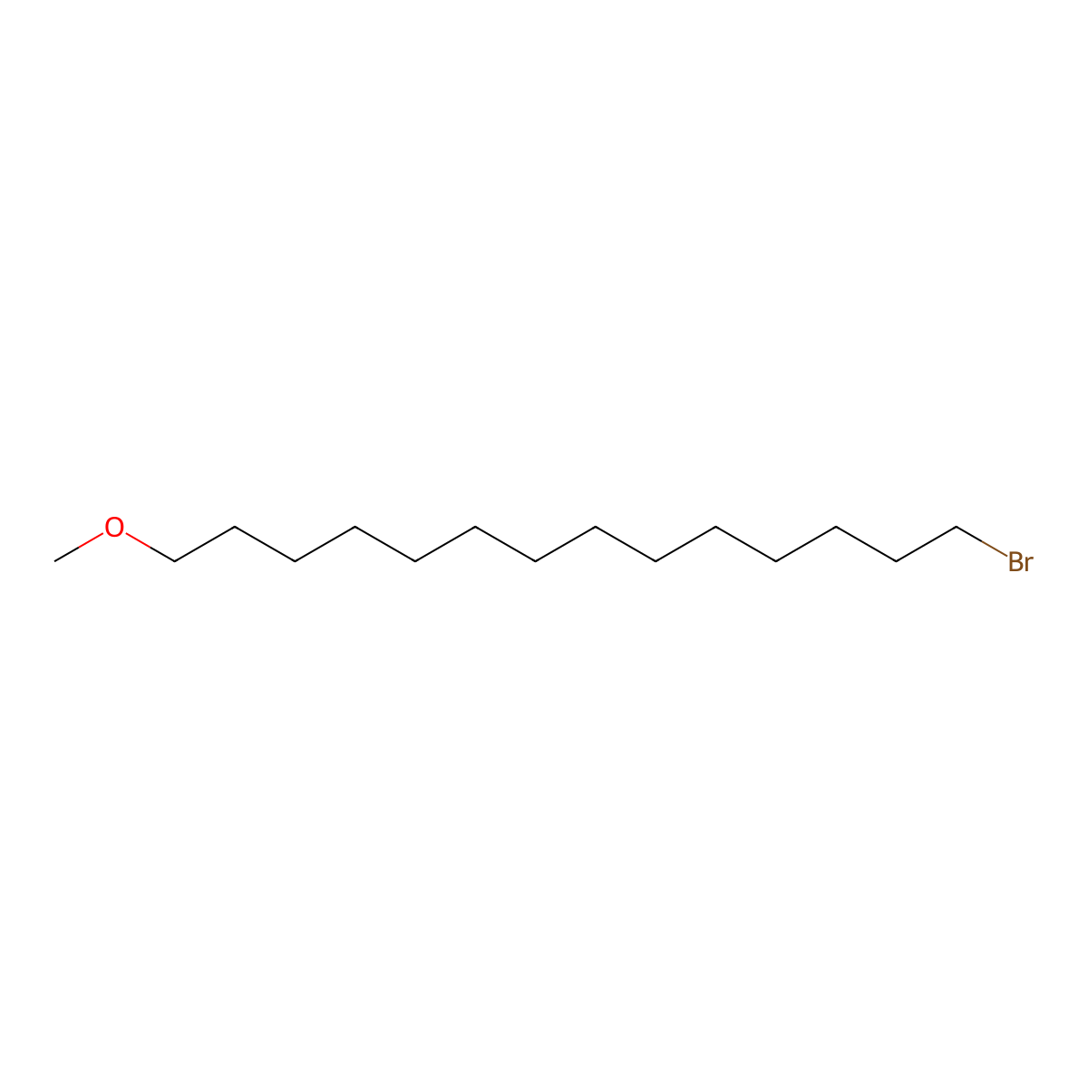1-Bromo-14-methoxytetradecane molecular structure, CAS 636423-59-1