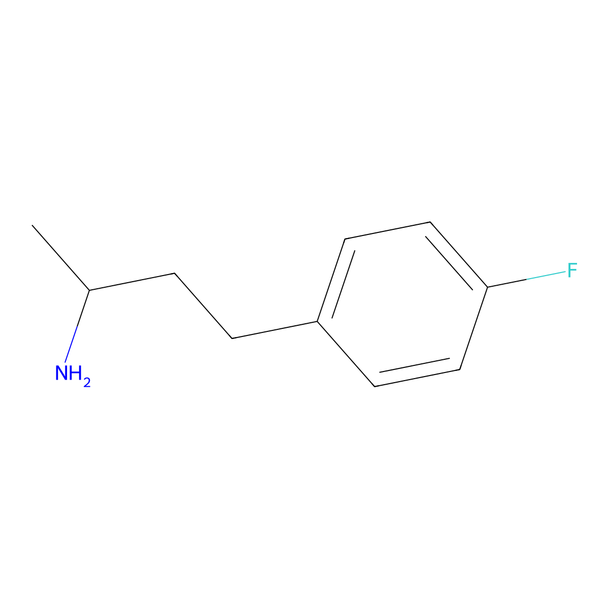 4-(4-Fluorophenyl)butan-2-amine molecular structure, CAS 63659-85-8
