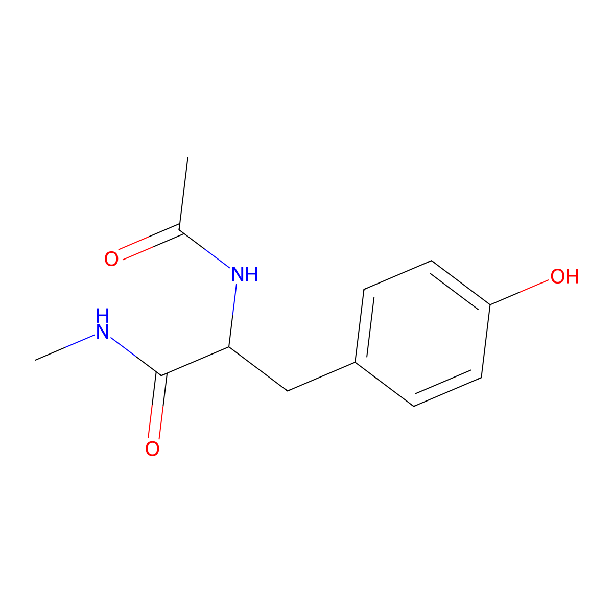 AC-Tyr-nhme molecular structure, CAS 6367-14-2